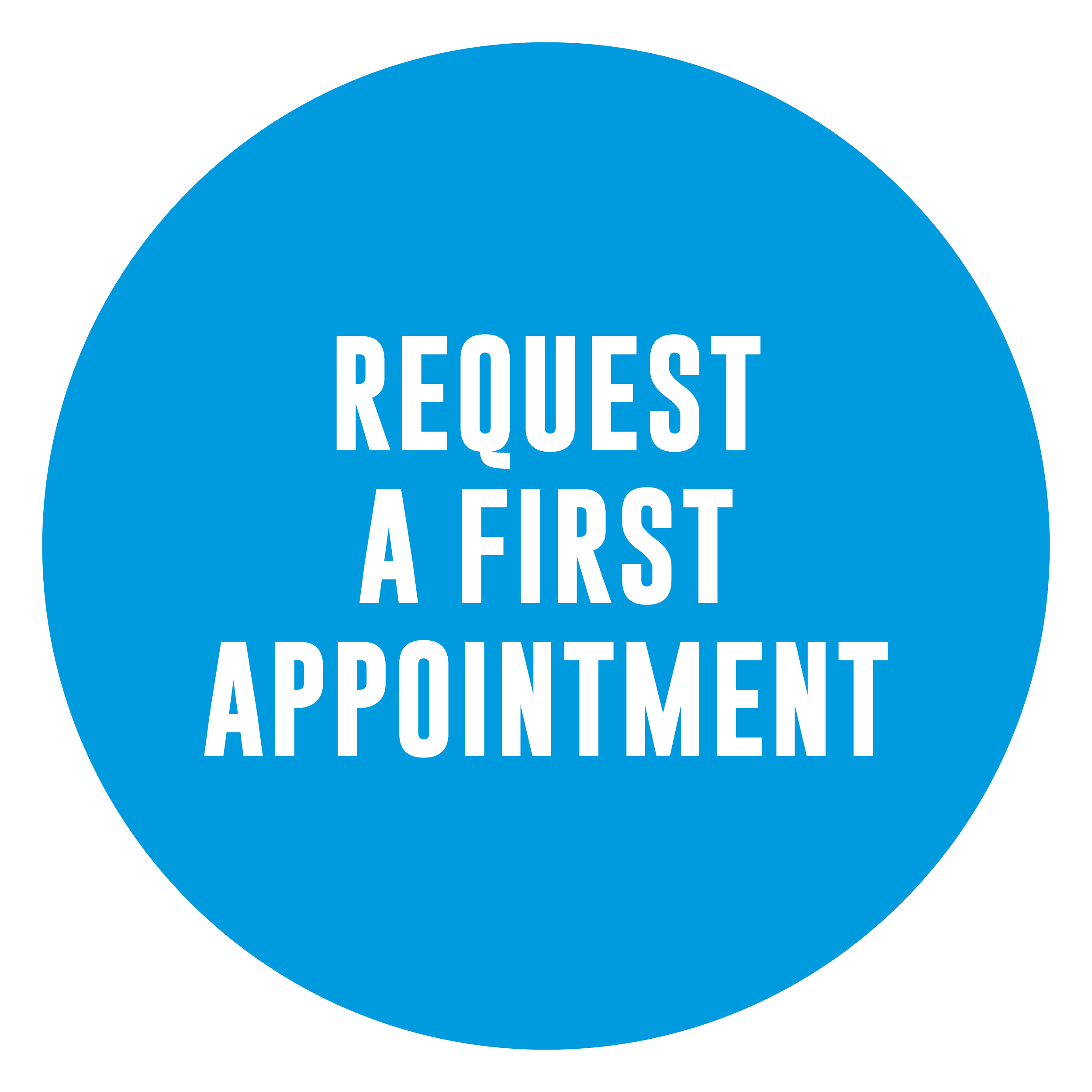 Request a first appointment button